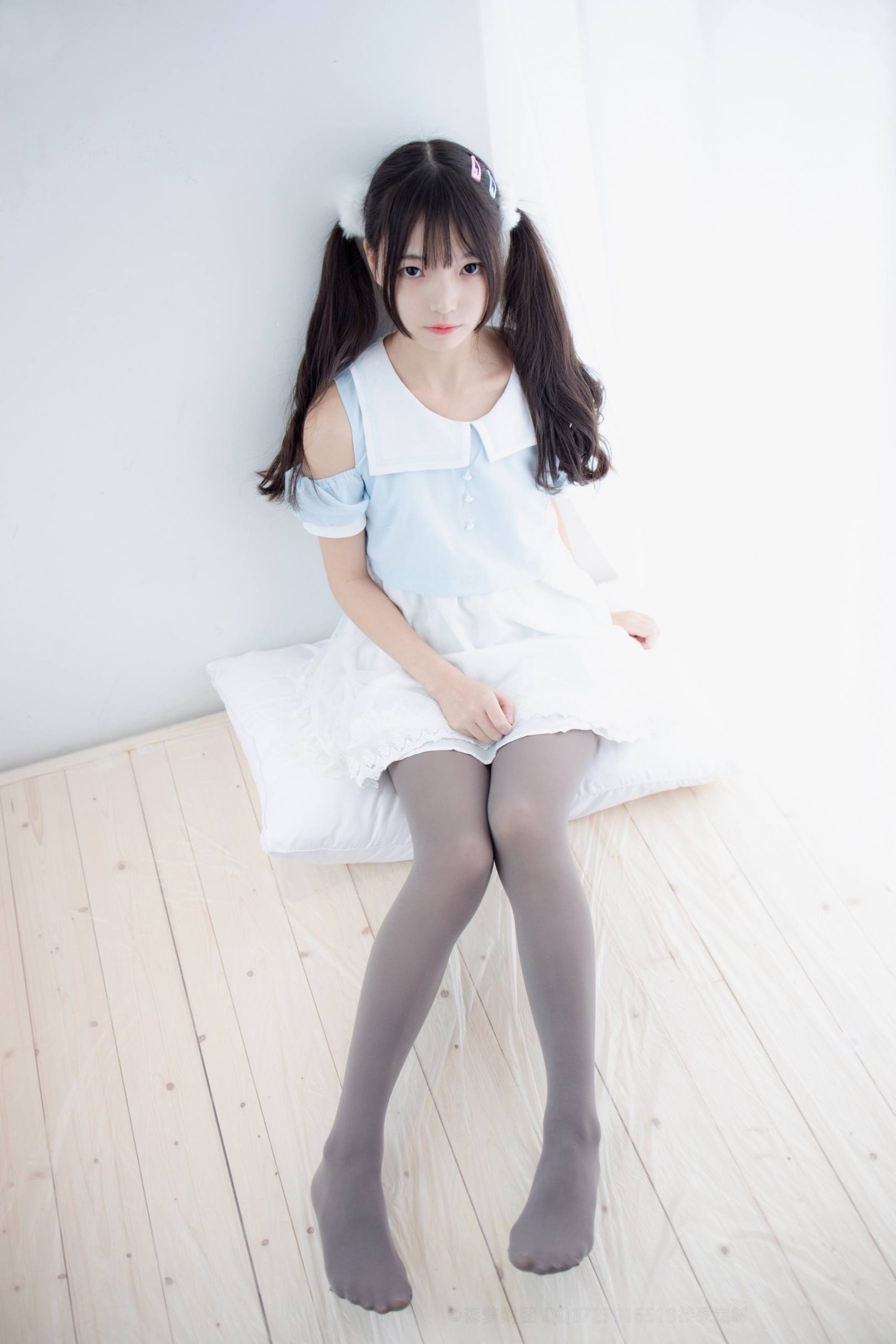 图片[2]-超级甜美的灰丝小姑娘【86P】20005-爱拍图库