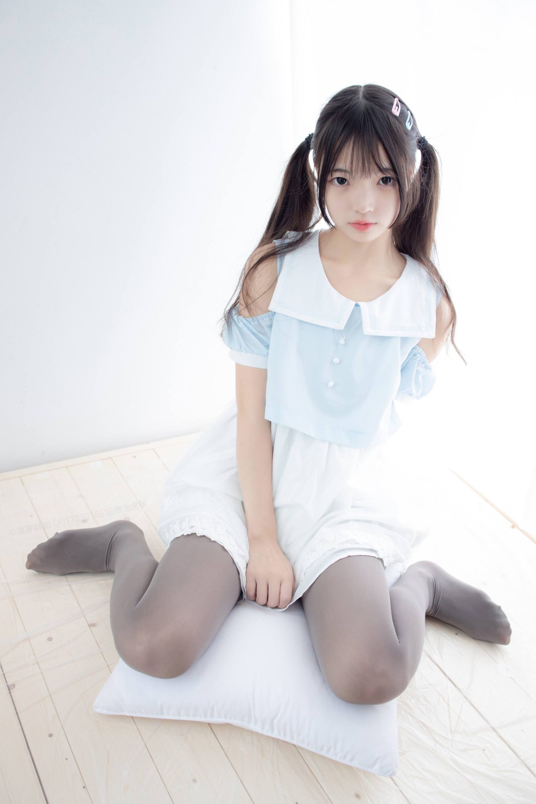 图片[5]-超级甜美的灰丝小姑娘【86P】20005-爱拍图库