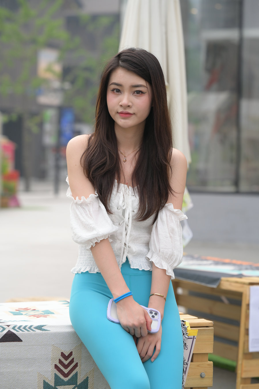 图片[2]-蓝色瑜伽裤漂亮女孩 J3299 769P-12.9GB-爱拍图库