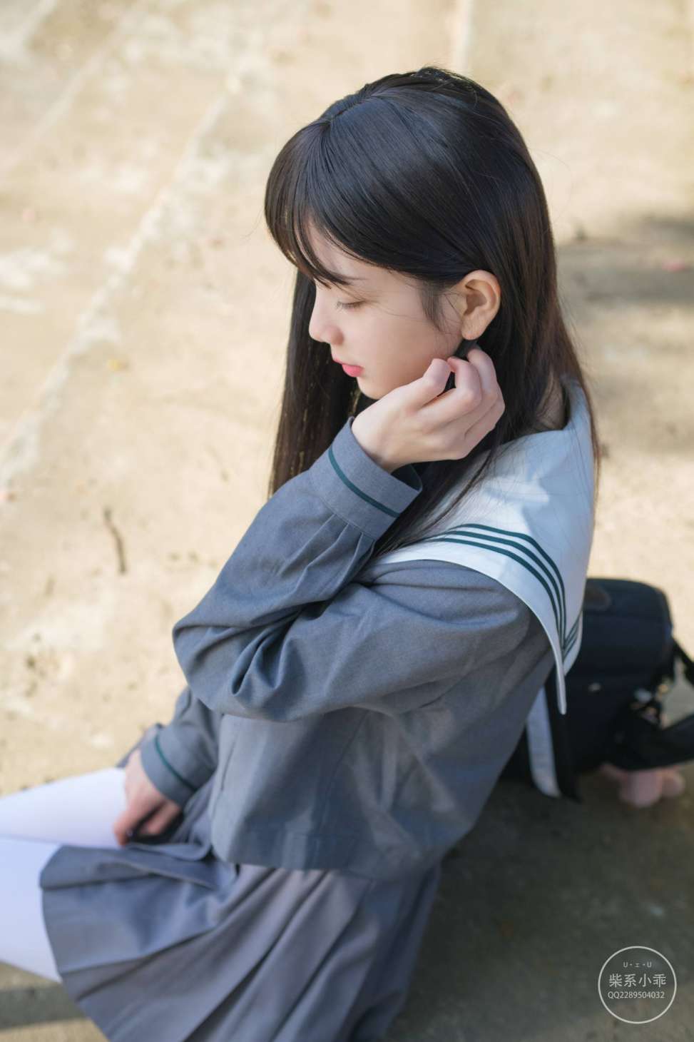 图片[3]-白丝清纯少女真的太可爱了【60P】20001-爱拍图库
