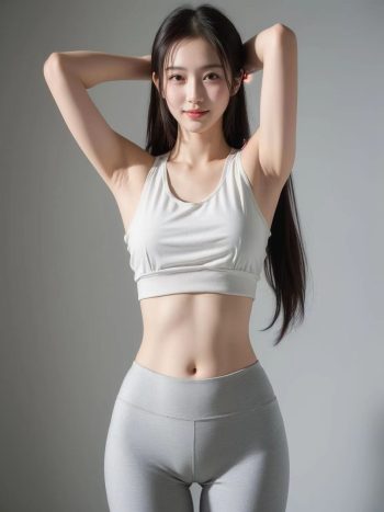 图片[3]-AI瑜伽裤清纯妹子系列图-爱拍图库