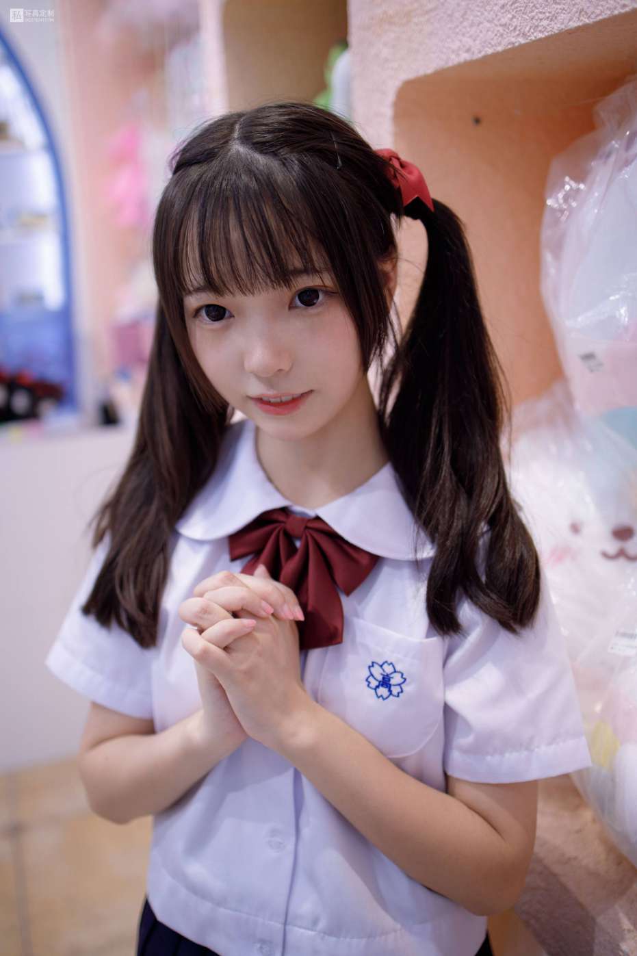图片[4]-眼神好清澈的双马尾白丝女孩【75P】20019-爱拍图库